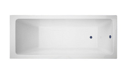 Ванна пристенная Loranto Novaro La 1500х700, каркас и экран в комплекте, ABS пластик, белая (CS00078