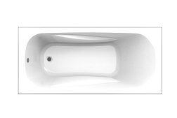 Ванна Loranto Arctica 160х70 с каркасом и экраном, ABS пластик, белая (CS00025378)