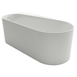 FAN17080 L FANO Ванна акриловая белая, пристенная, в комплекте с сифоном и металлической рамой, лева